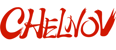 Chelnov logo for Sega Mega Drive